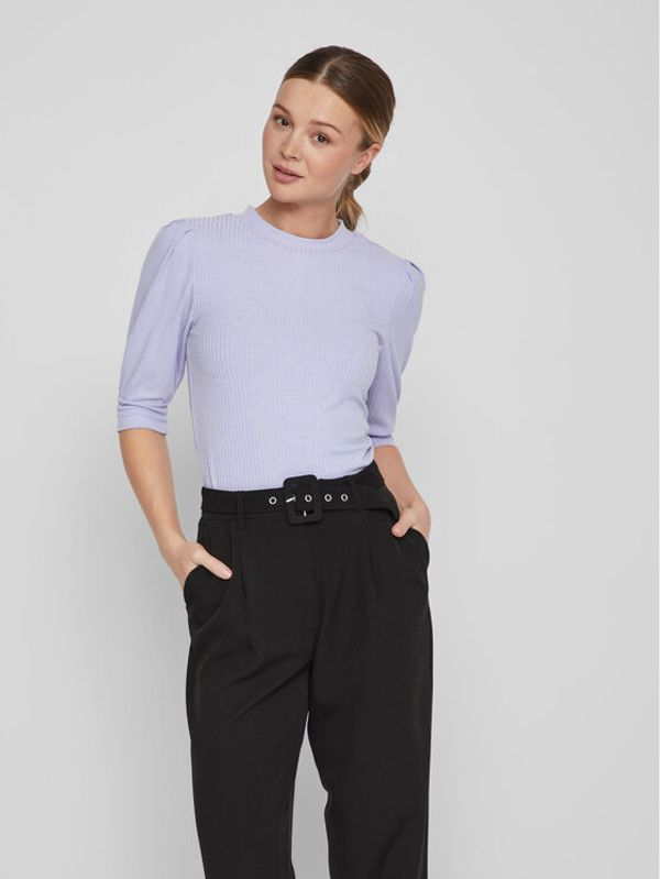 Vila Vila Блуза 14079537 Виолетов Slim Fit