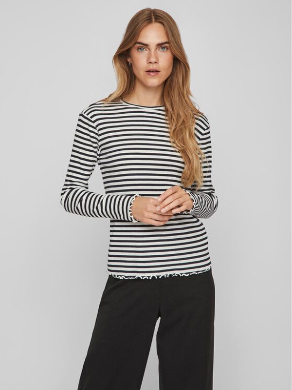 Vila Vila Блуза 14084649 Черен Regular Fit