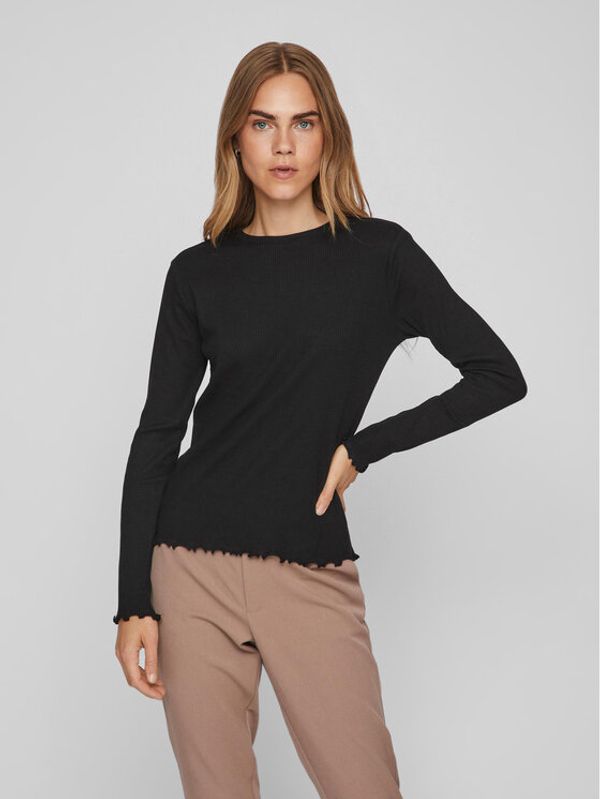 Vila Vila Блуза 14084649 Черен Regular Fit