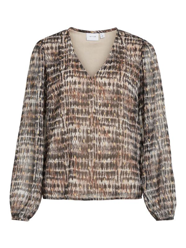 Vila Vila Блуза 14090405 Бежов Regular Fit