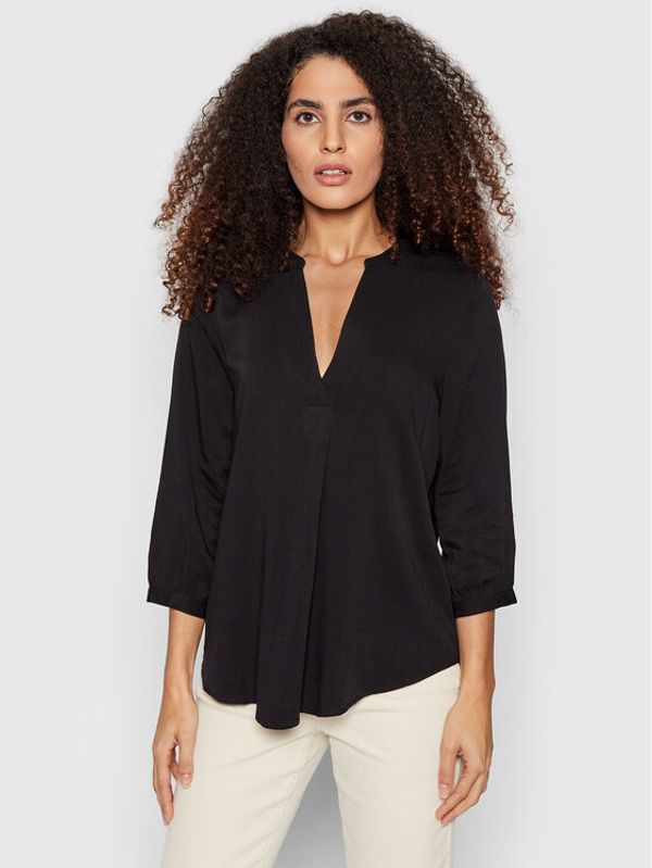 Vila Vila Блуза Dania 14059602 Черен Regular Fit