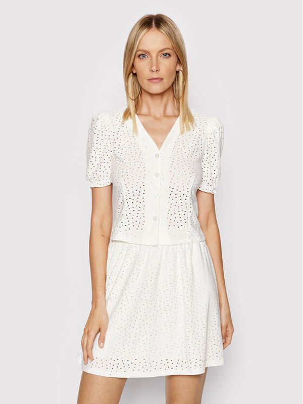 Vila Vila Блуза Tressy 14073648 Бял Regular Fit