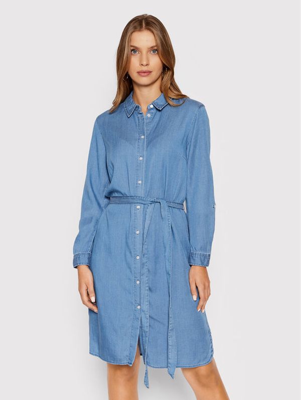 Vila Vila Дънкова рокля Bista 14054674 Син Regular Fit