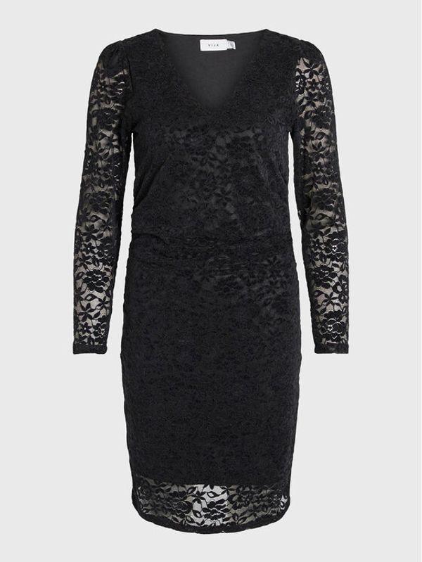 Vila Vila Ежедневна рокля Beaut 14079244 Черен Slim Fit