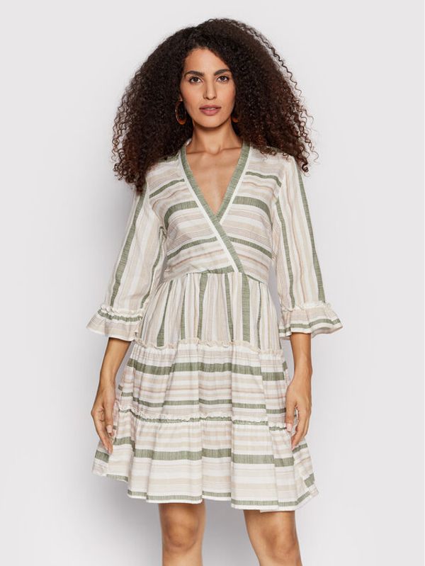 Vila Vila Ежедневна рокля Etni 14074203 Бежов Regular Fit