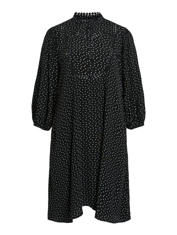 Vila Vila Ежедневна рокля Joanna 14080572 Черен Relaxed Fit