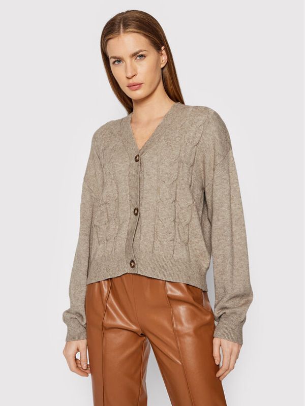 Vila Vila Кардиган Ril 14070349 Бежов Relaxed Fit
