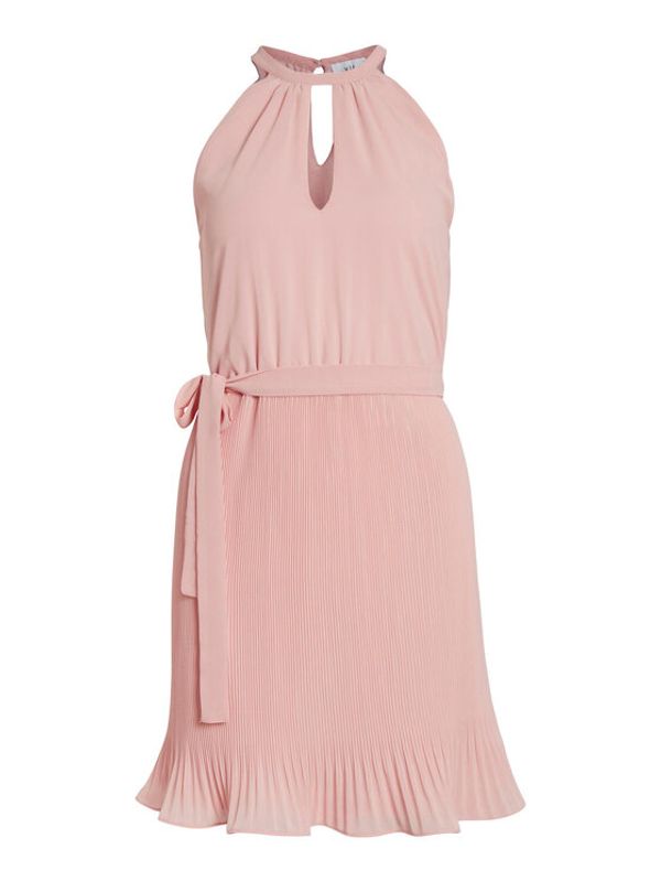 Vila Vila Коктейлна рокля 14083808 Розов Regular Fit