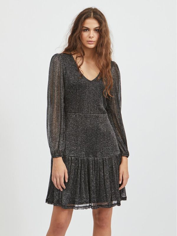 Vila Vila Коктейлна рокля Melisa 14067960 Черен Regular Fit