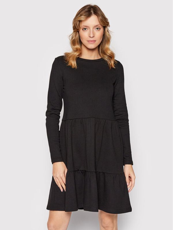 Vila Vila Плетена рокля Virust 14072120 Черен Regular Fit