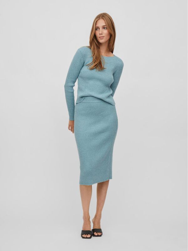 Vila Vila Пола тип молив Corin 14075796 Син Slim Fit