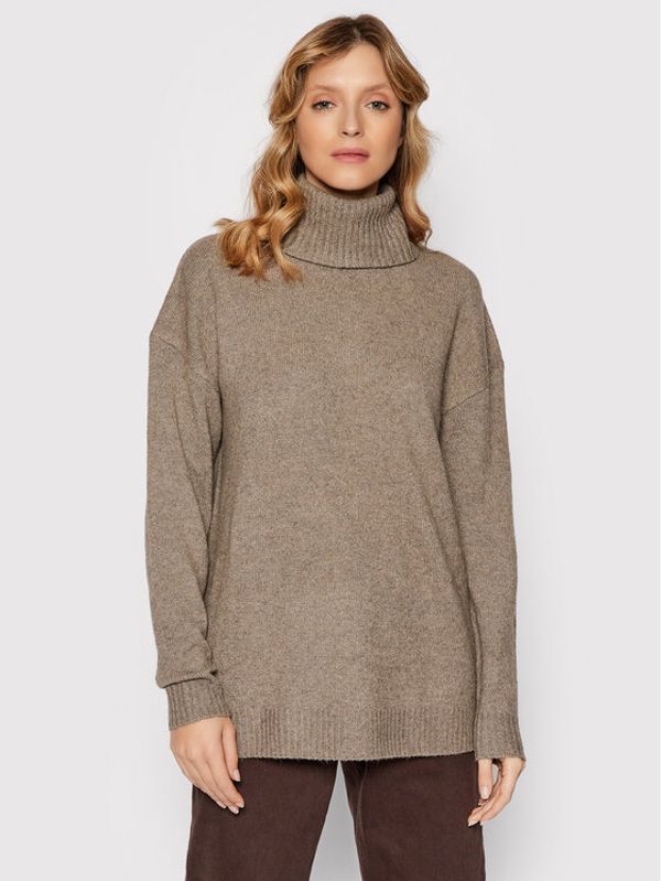 Vila Vila Поло Hanna 14071066 Кафяв Relaxed Fit