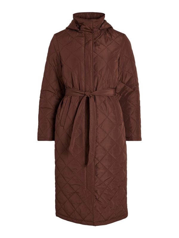 Vila Vila Преходно яке 14084426 Кафяв Regular Fit