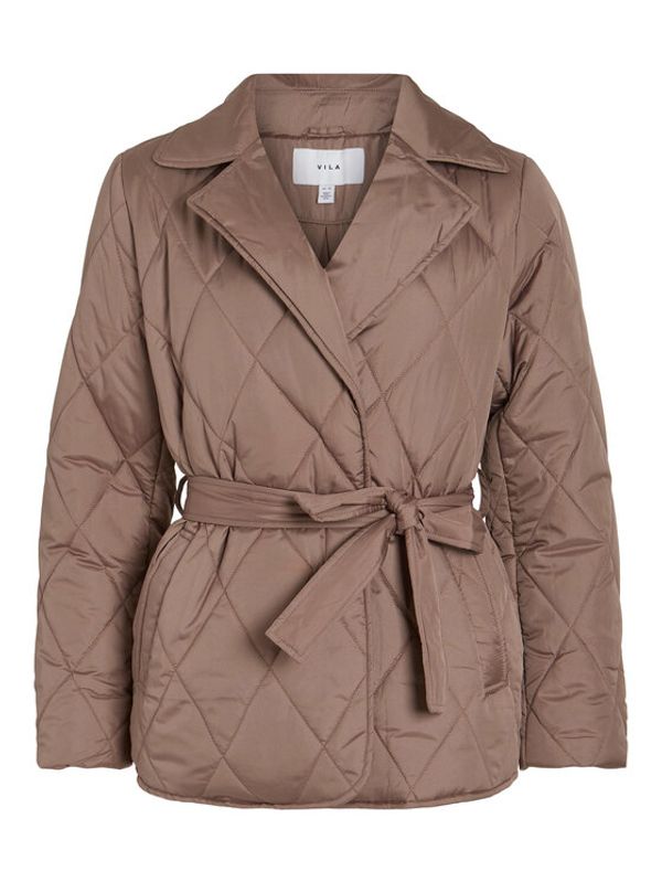 Vila Vila Преходно яке 14087604 Кафяв Regular Fit