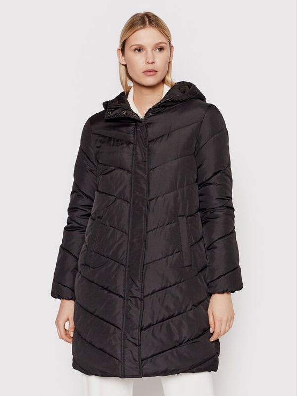 Vila Vila Пухено яке Philipa 14071816 Черен Regular Fit