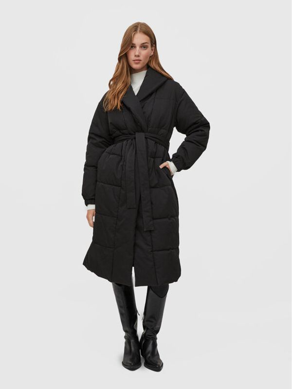 Vila Vila Пухено яке Sulitana 14076498 Черен Relaxed Fit