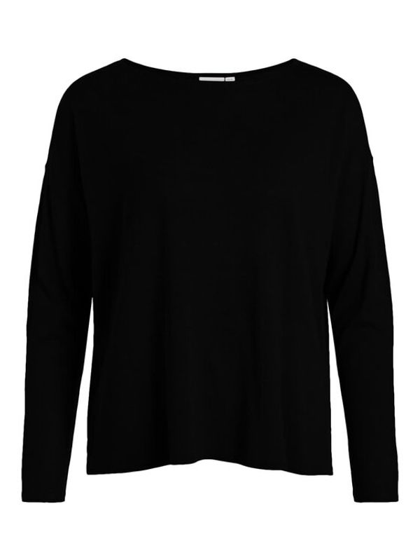 Vila Vila Пуловер 14079773 Черен Regular Fit