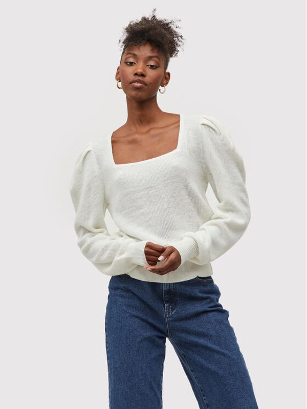 Vila Vila Пуловер See 14075506 Бежов Relaxed Fit