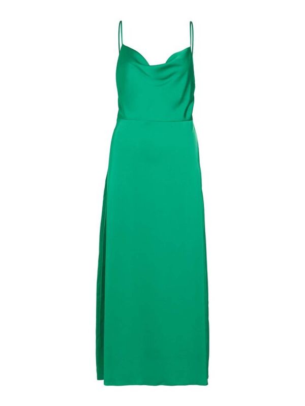 Vila Vila Рокля 14071895 Зелен Regular Fit