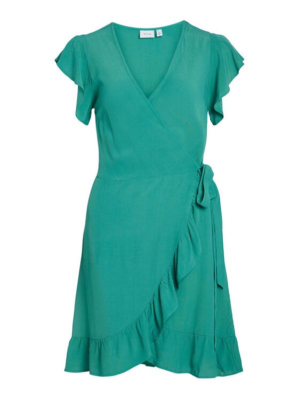 Vila Vila Рокля 14075775 Зелен Regular Fit