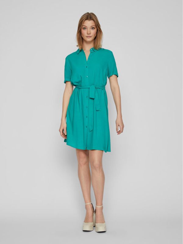 Vila Vila Рокля 14079550 Зелен Regular Fit