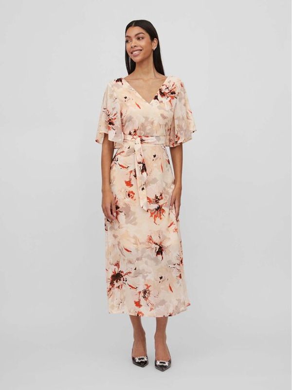 Vila Vila Рокля 14083207 Розов Regular Fit