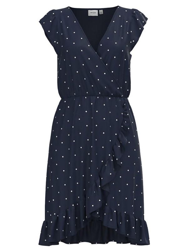 Vila Vila Рокля 14085633 Син Regular Fit