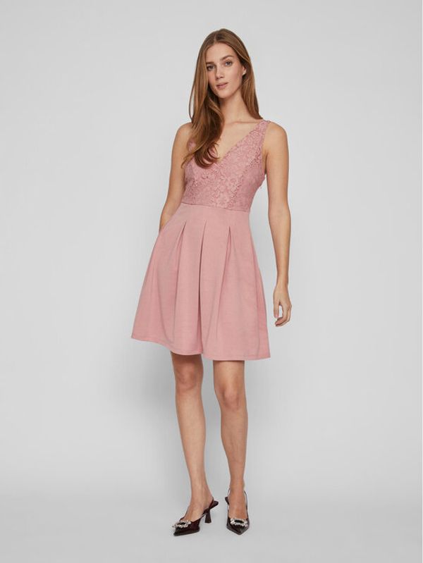 Vila Vila Рокля 14085671 Кафяв Regular Fit