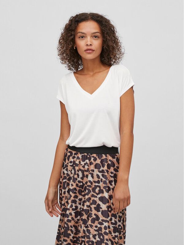 Vila Vila Тишърт 14074847 Бял Regular Fit