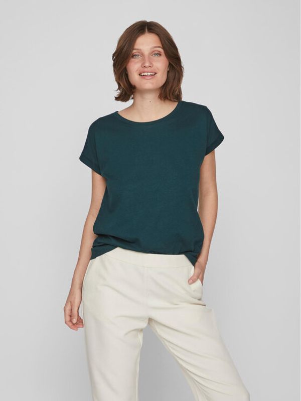 Vila Vila Тишърт 14083083 Зелен Box Fit