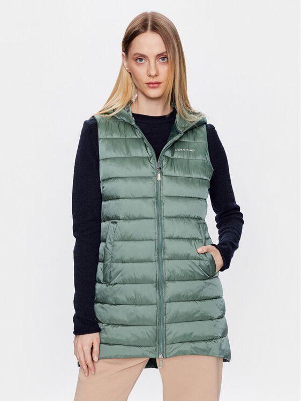 Volcano Volcano Елек Savana L24245-S23 Зелен Regular Fit