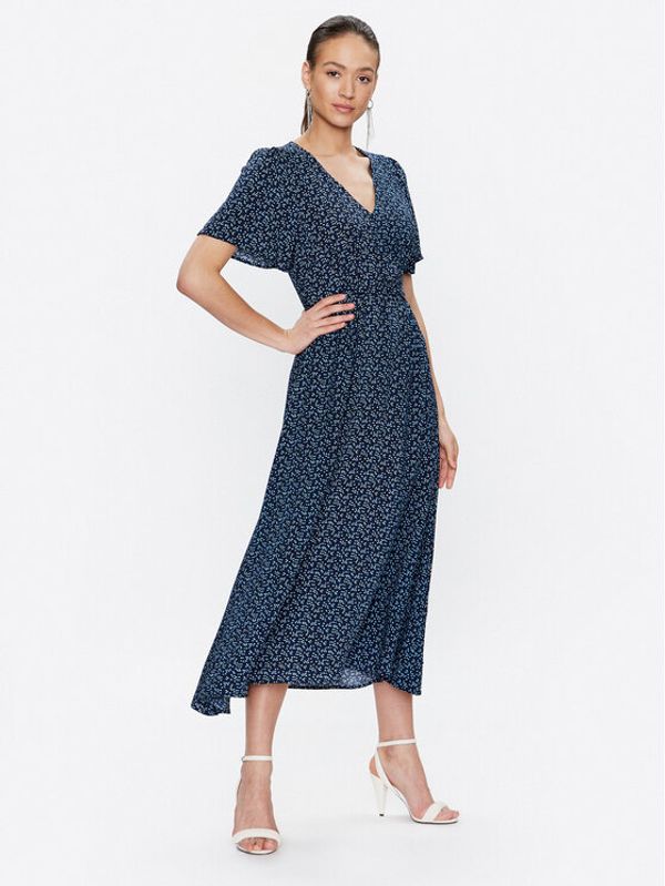 Volcano Volcano Ежедневна рокля G-Margaret L08328-S23 Тъмносин Regular Fit