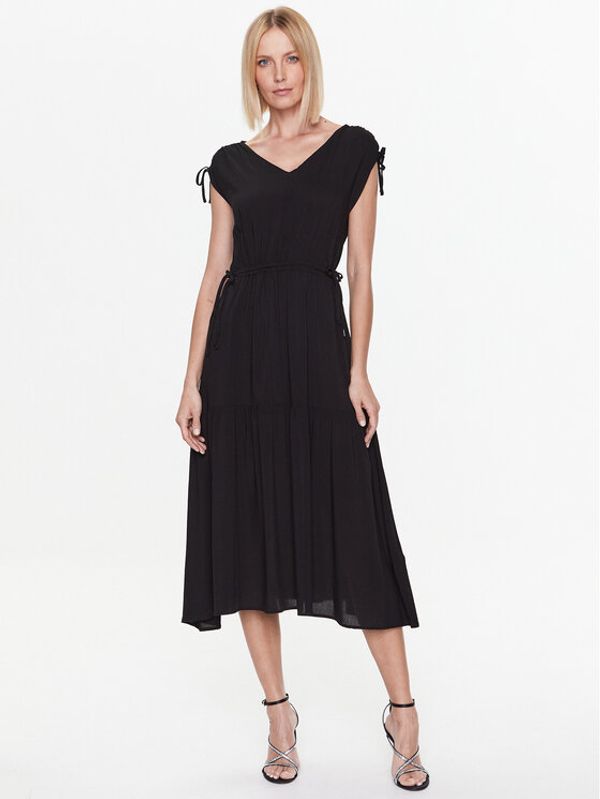 Volcano Volcano Ежедневна рокля G-Vera L08295-S23 Черен Regular Fit