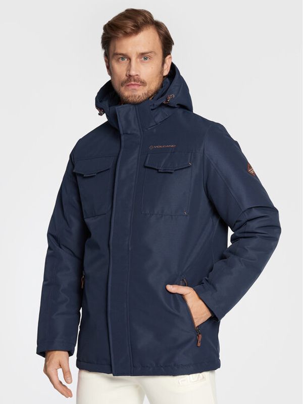 Volcano Volcano Преходно яке J-Matrey M06096-W23 Тъмносин Regular Fit