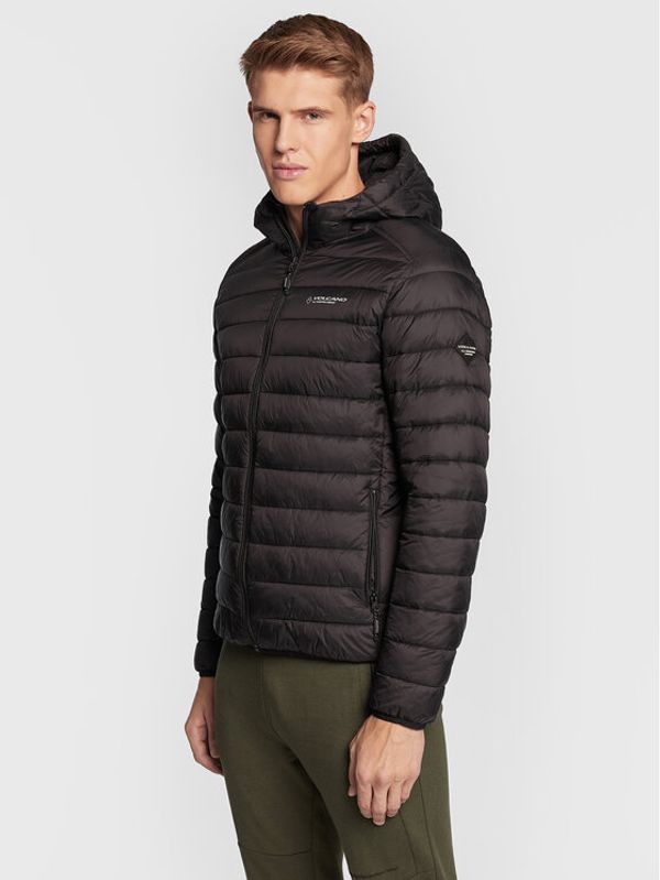 Volcano Volcano Пухено яке J-Finner M06088-W23 Черен Regular Fit