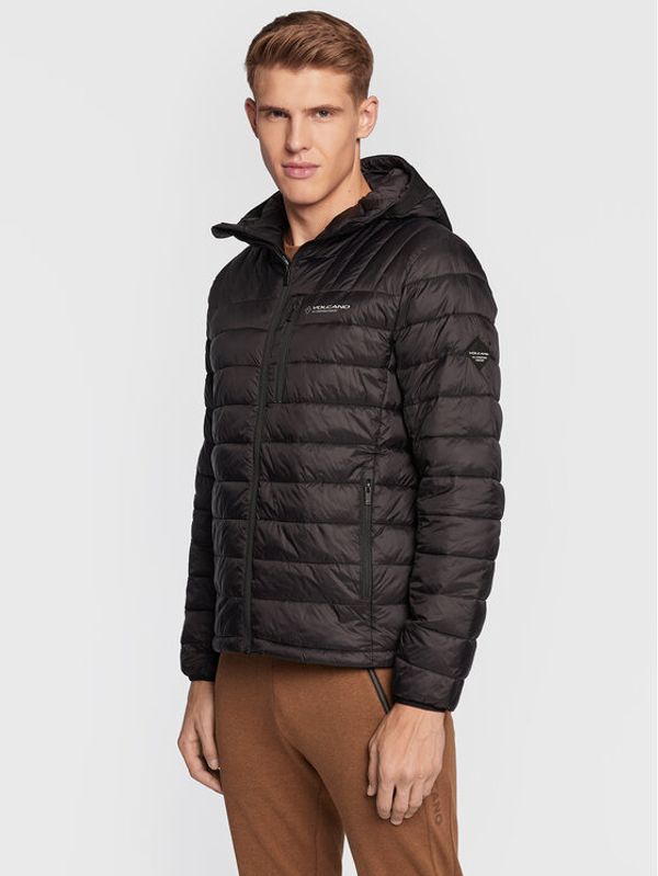 Volcano Volcano Пухено яке J-Kerst M06087-W23 Черен Regular Fit