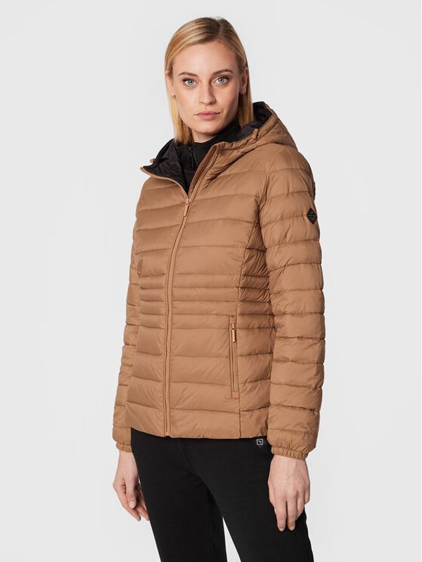 Volcano Volcano Пухено яке J-Lessie L06352-W23 Кафяв Regular Fit