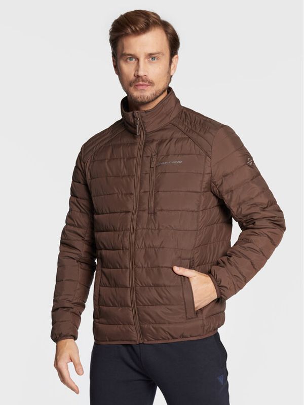 Volcano Volcano Пухено яке J-Modero M06086-W23 Кафяв Regular Fit