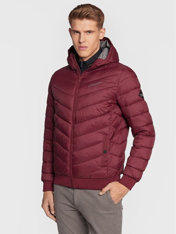Volcano Volcano Пухено яке J-Pharel M06089-W23 Бордо Regular Fit