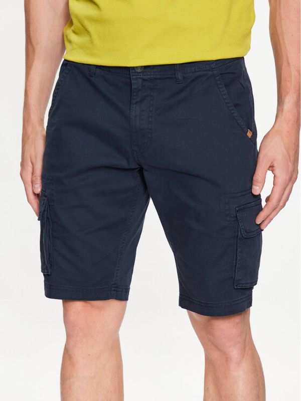 Volcano Volcano Шорти от плат P-Tark M23288 Зелен Regular Fit