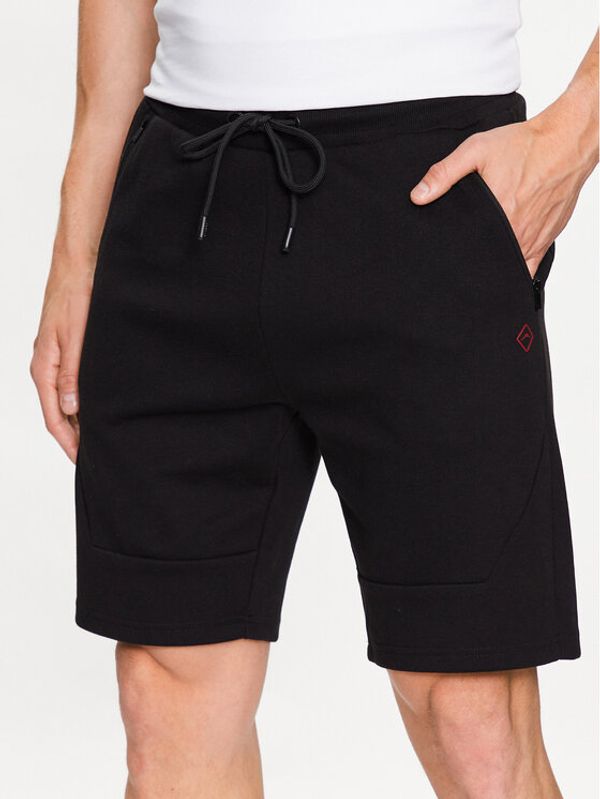 Volcano Volcano Спортни шорти N-Taso M44080 Черен Regular Fit