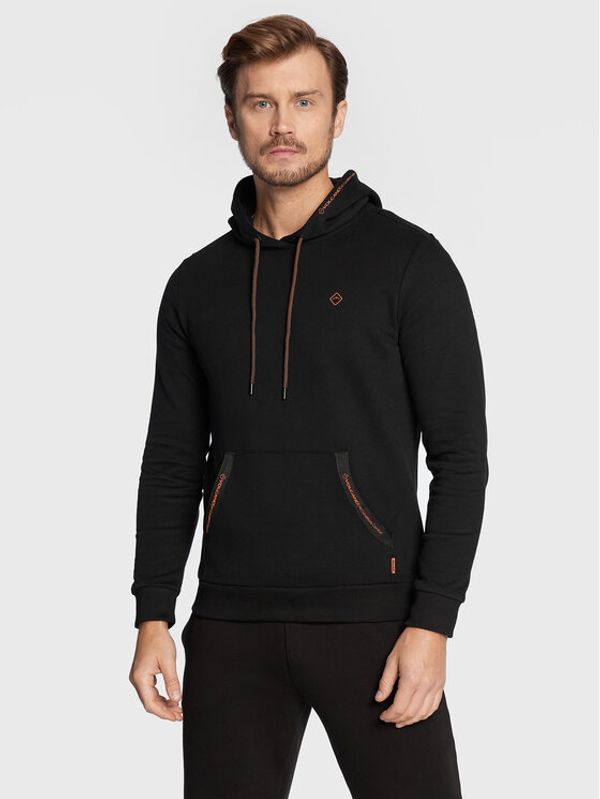 Volcano Volcano Суитшърт B-Dess M01151-W23 Черен Regular Fit