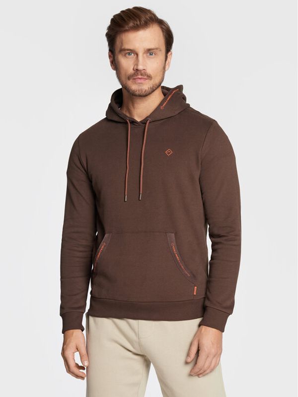 Volcano Volcano Суитшърт B-Dess M01151-W23 Кафяв Regular Fit