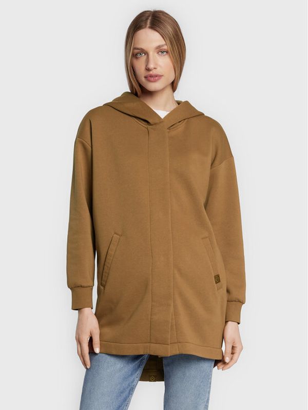 Volcano Volcano Суитшърт B-Liza L01121-W23 Кафяв Regular Fit