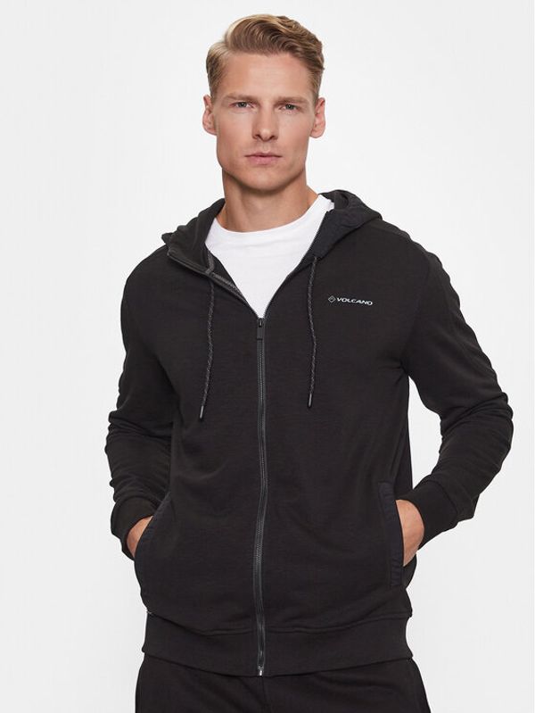 Volcano Volcano Суитшърт B-Poll M01131-W24 Черен Regular Fit