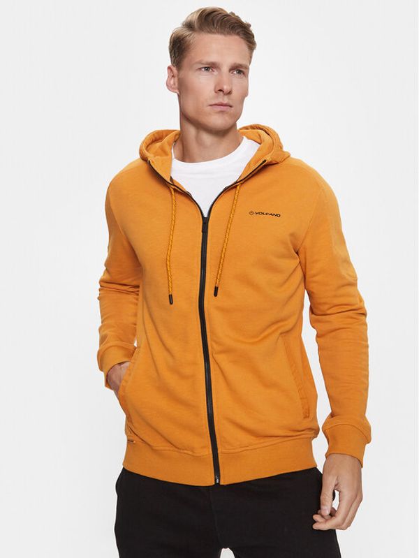 Volcano Volcano Суитшърт B-Poll M01131-W24 Жълт Regular Fit