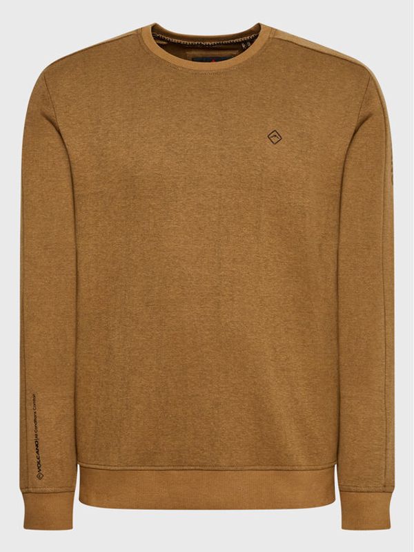 Volcano Volcano Суитшърт B-Sento M01150-W23 Кафяв Regular Fit