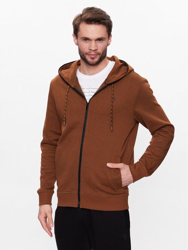 Volcano Volcano Суитшърт Tores M01055-S23 Кафяв Regular Fit
