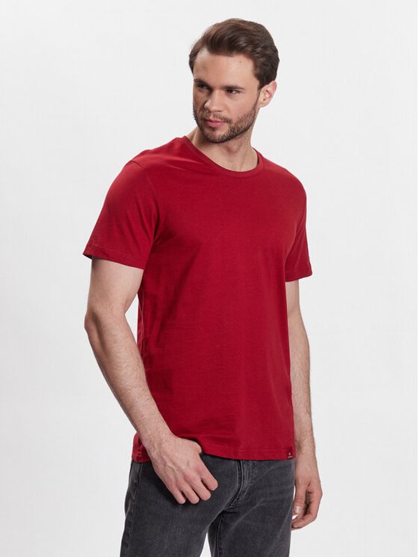 Volcano Volcano Тишърт Basic M02001-S23 Червен Regular Fit