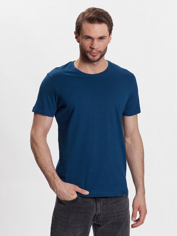 Volcano Volcano Тишърт Basic M02001-S23 Син Regular Fit